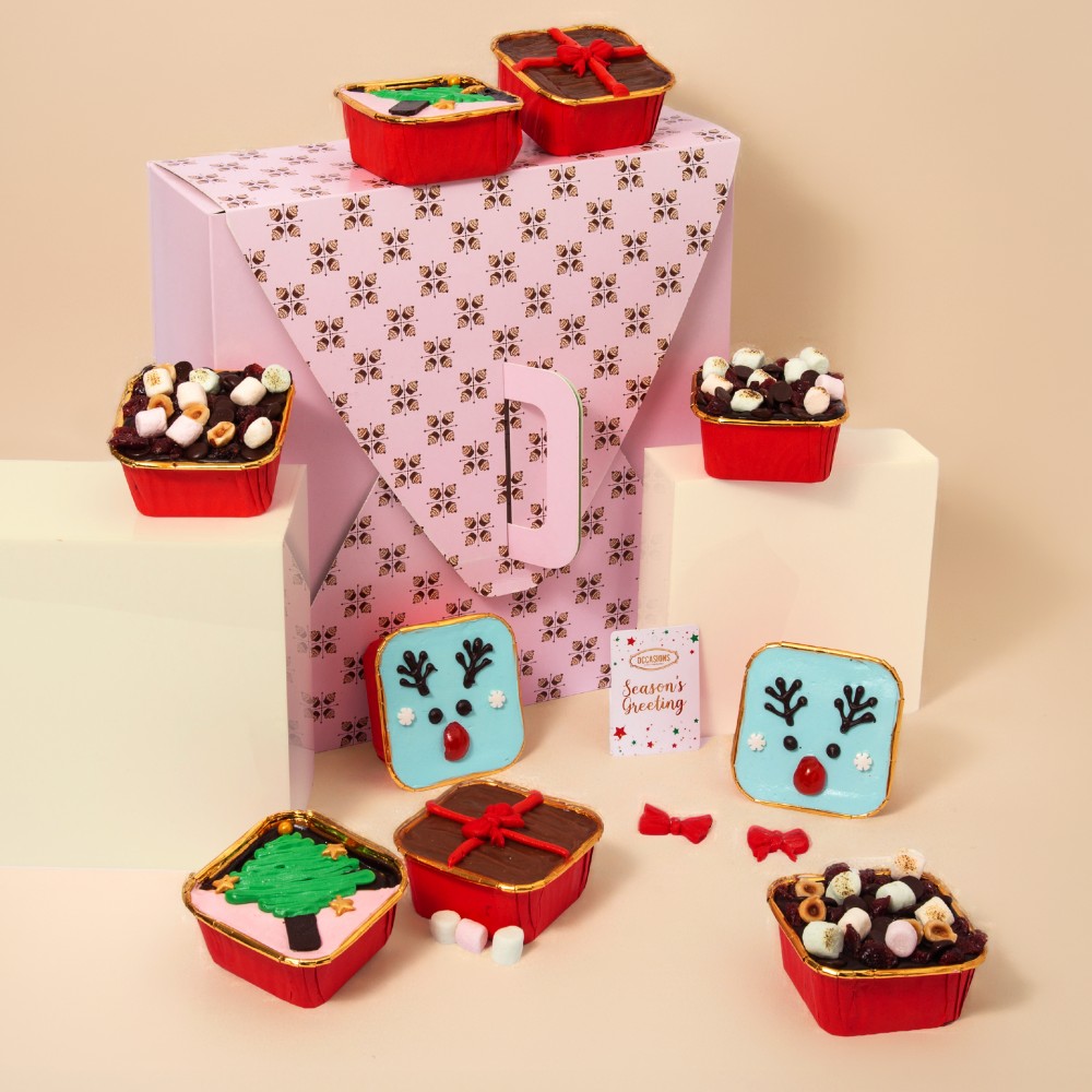 WINTER WONDERLAND BROWNIES BOX OF 9