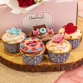 MOTHER'S DAY CUPCAKE BOX OF 5
