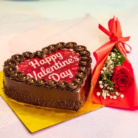 Choco truffle single flower love combo