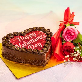 Choco truffle double flower love combo