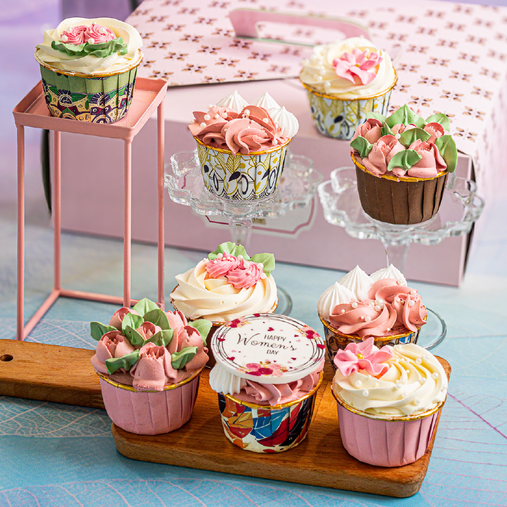 Women's Day Special Cupcake Box of 9