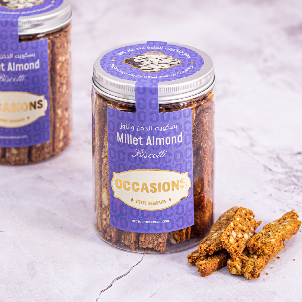 Millet Almond Biscotti