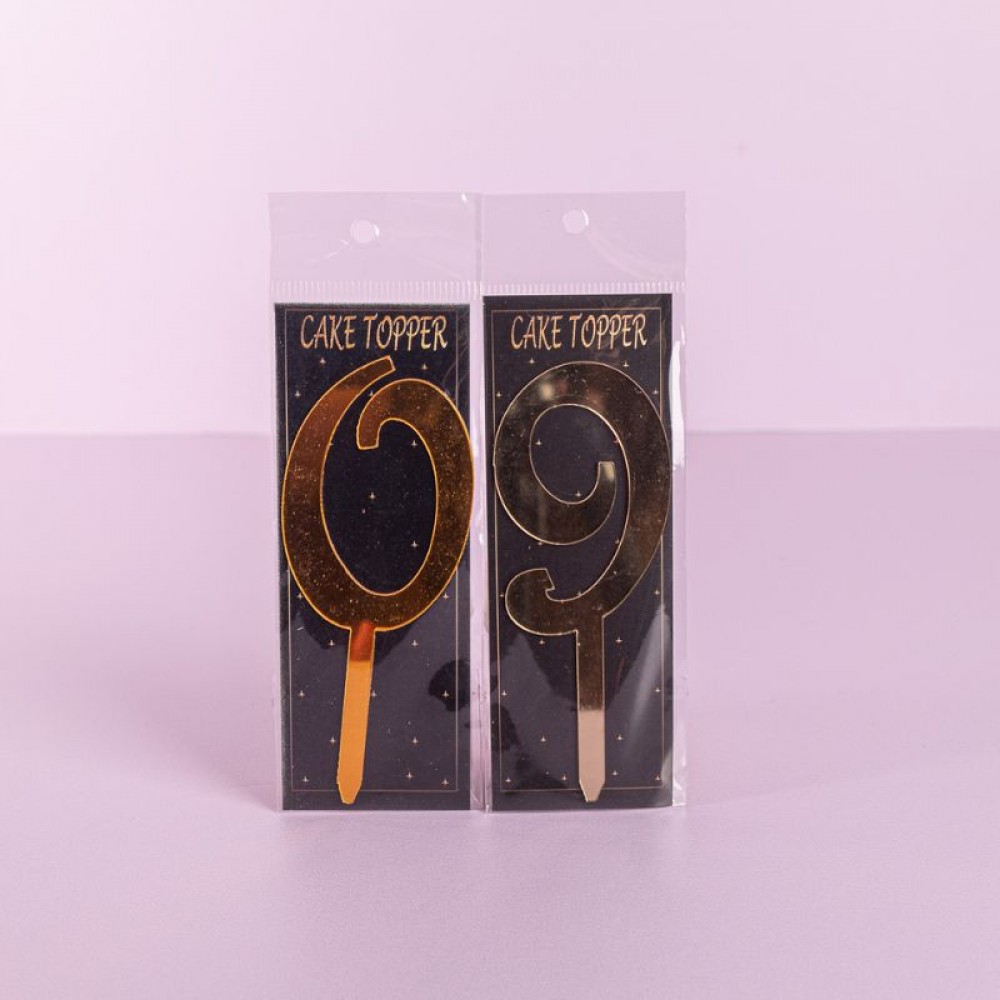 Order Gold Number Topper – Mark Every Milestone in Style