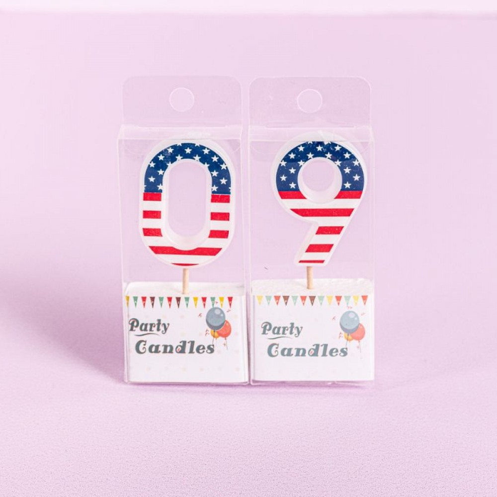 US Number Candle (from 0-9)