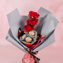 Golden Rose Affair bouquet