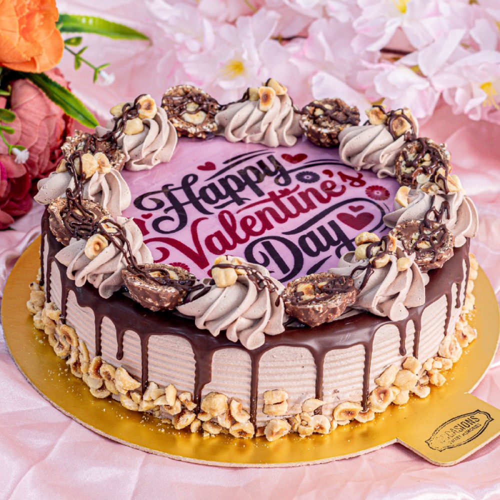 Ferrero Love Drip cake