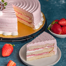 Strawberry Vanilla Cake