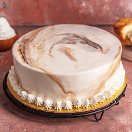 Vanilla Marble Cake (Eggless)