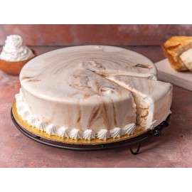Vanilla Marble Cake (Eggless)